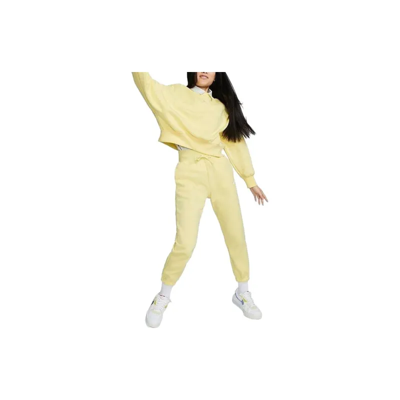 Nike Knitted Sweatpants Women's Yellow-4