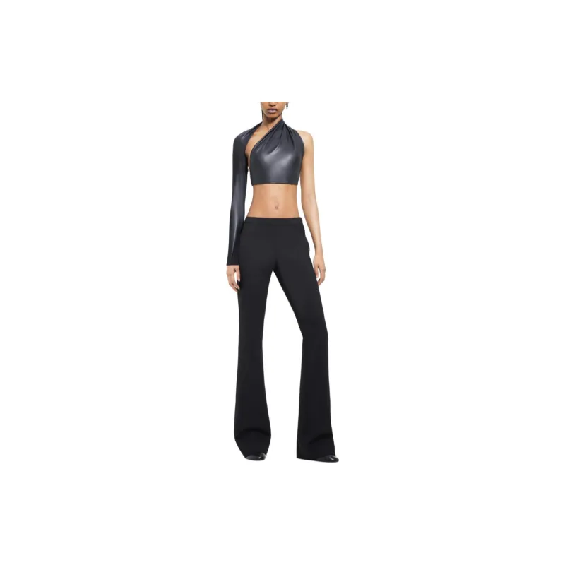 COURREGES Oblique Tailored Flared Pants-1