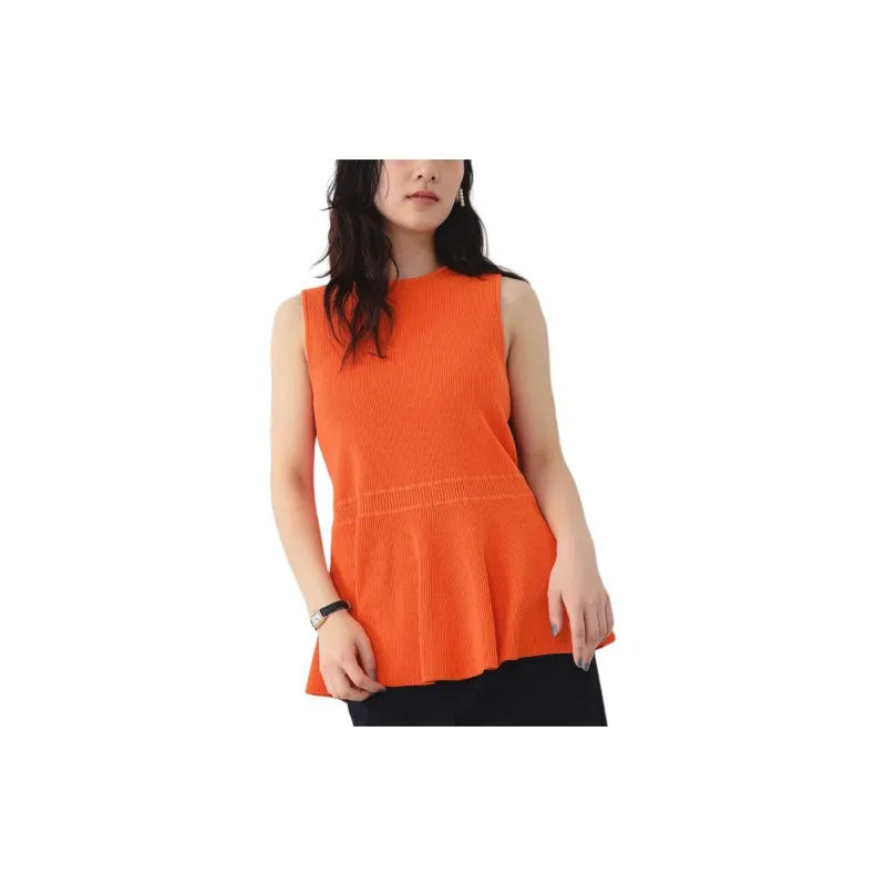 Beams T Shirts Women's Orange-6