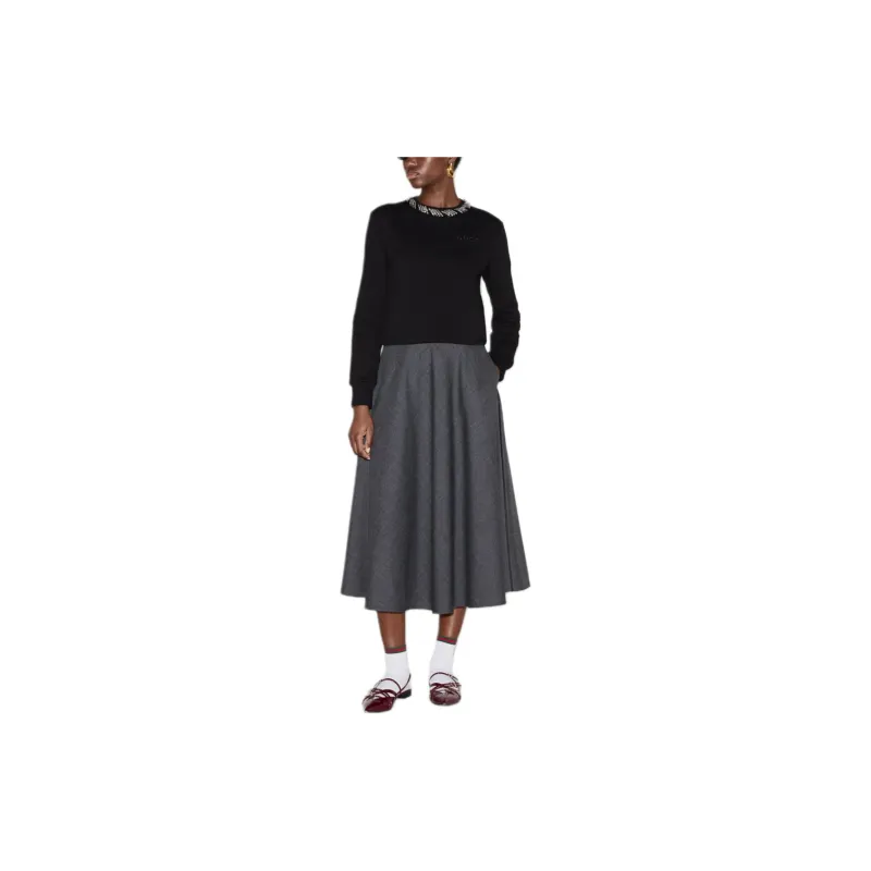 GUCCI Embellished Neck Knitted Jumper-3