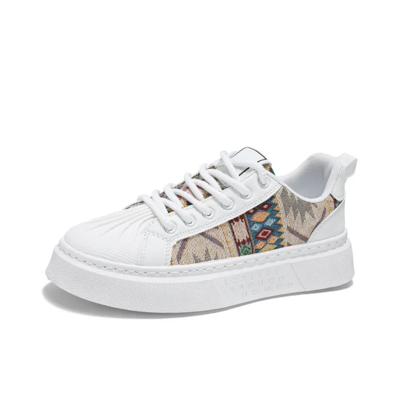 Wooden Rabbit Slip Resistant, Abrasion Resistant, Breathable Low Top Skateboard Shoes Men's-5