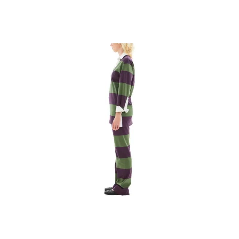 DRIES VAN NOTEN Chu Lightweight Striped Polo Shirt-3