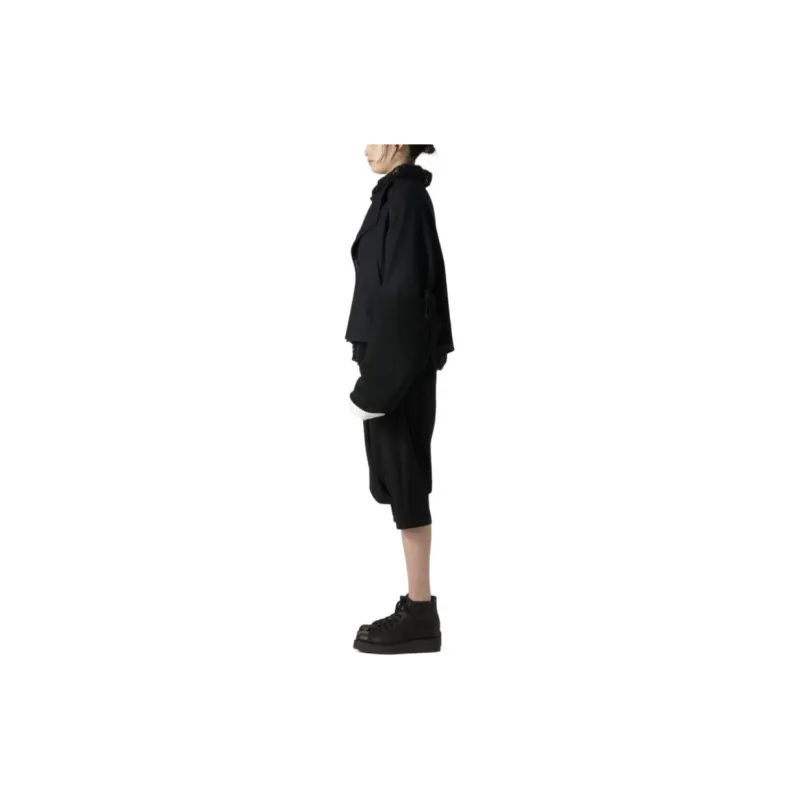 Yohji Yamamoto Double Breasted Long Sleeved Coat-3
