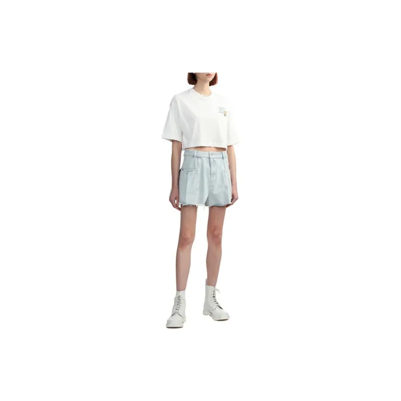 MUSIUM DIV Patch Pocket Mini shorts-2