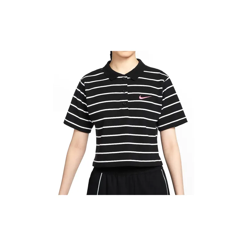 Nike Sportswear Polo Shirt Women's Black-2