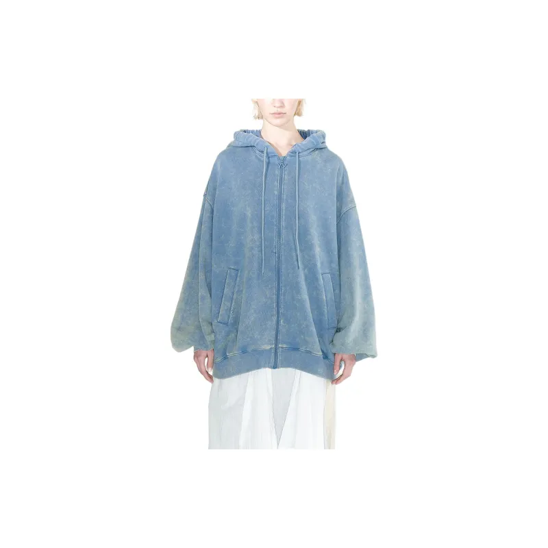 Open Yy WIDE BOX HOODIE Sweatshirt Unisex BLUE/Blue-3