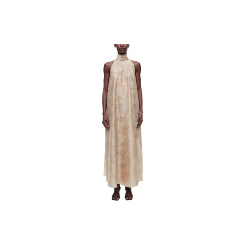 COS Sleeveless Dress Women's Beige-1