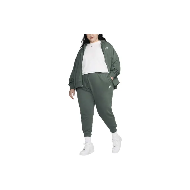 Nike Sportswear Club Fleece Knitted Sports Pants Women's Vintage Green-5