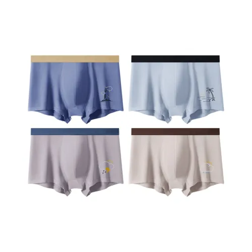 Disney Cotton Panties Men's 4 Pack Independent Packaging