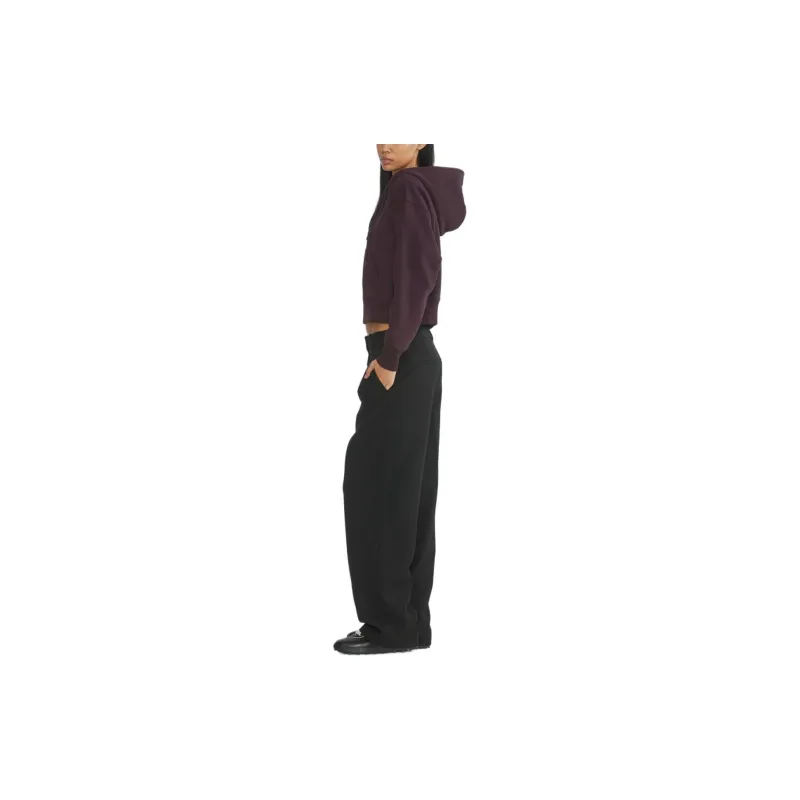ARITZIA Sweatfleece Cozy Fleece Boyfriend Boxy Zip Hoodie Sweatshirt Women's Noble/Noble Purple-4