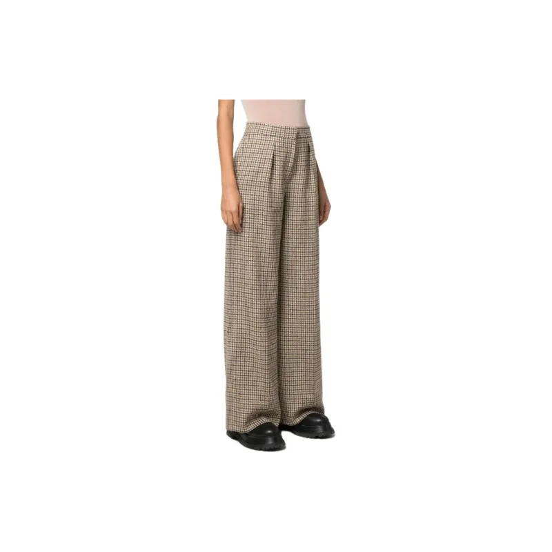 PALM ANGELS Check-Printed Loose-Fit Pants-3