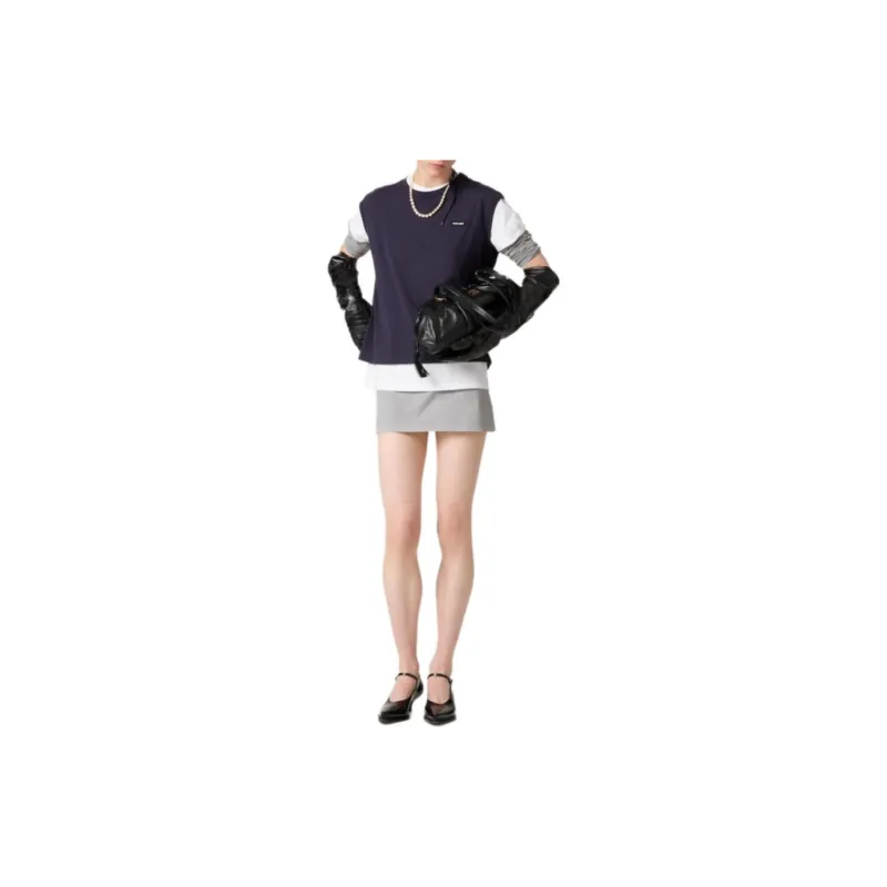 MIU MIU T Shirt Women's Blue White-1