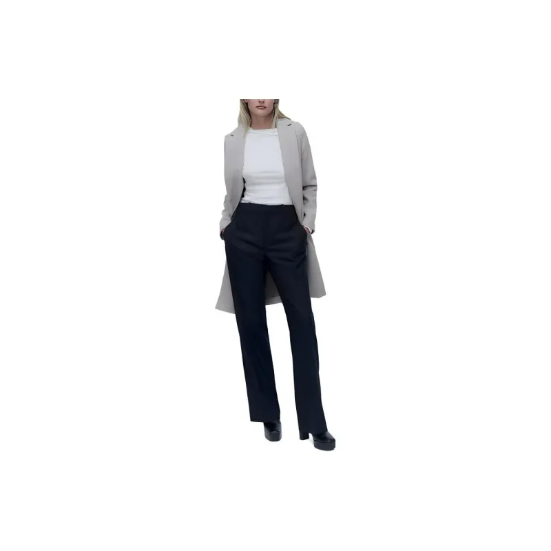 ZARA Trench Coats Women's Zebra Print Gray-3