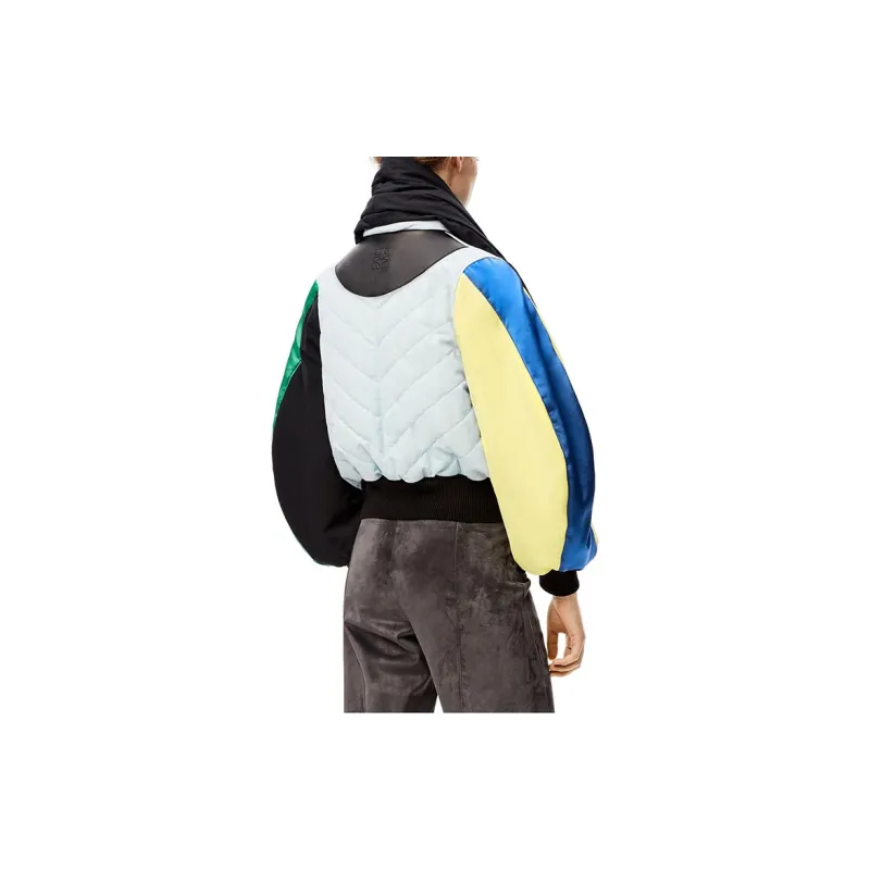 LOEWE Circular Sleeve Bomber Jacket 'Multicolor'-3