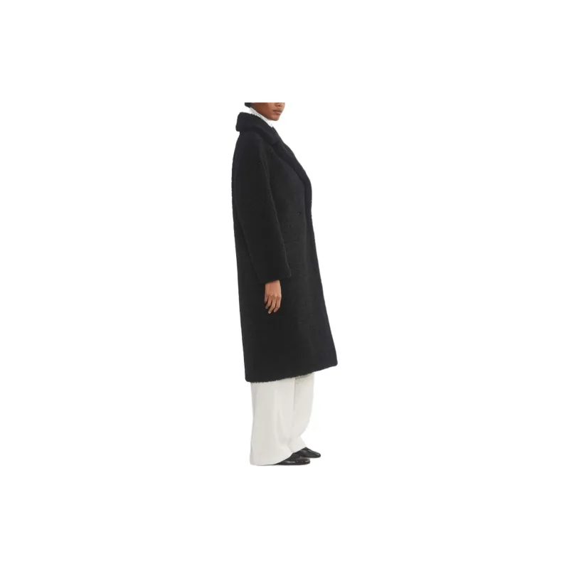 ARITZIA FW24 Babaton Teddy Coat Coats Women's BLACK/Black-3