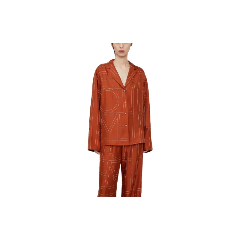 TOTEME Shirts Women's Orange-2