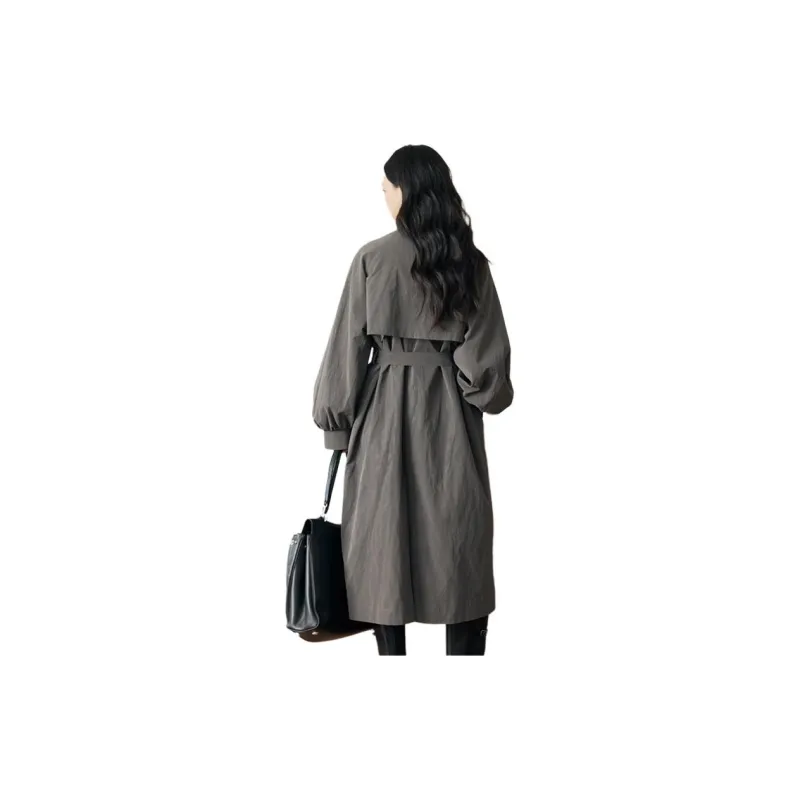 BLUEerror Trench Coats Women's-2