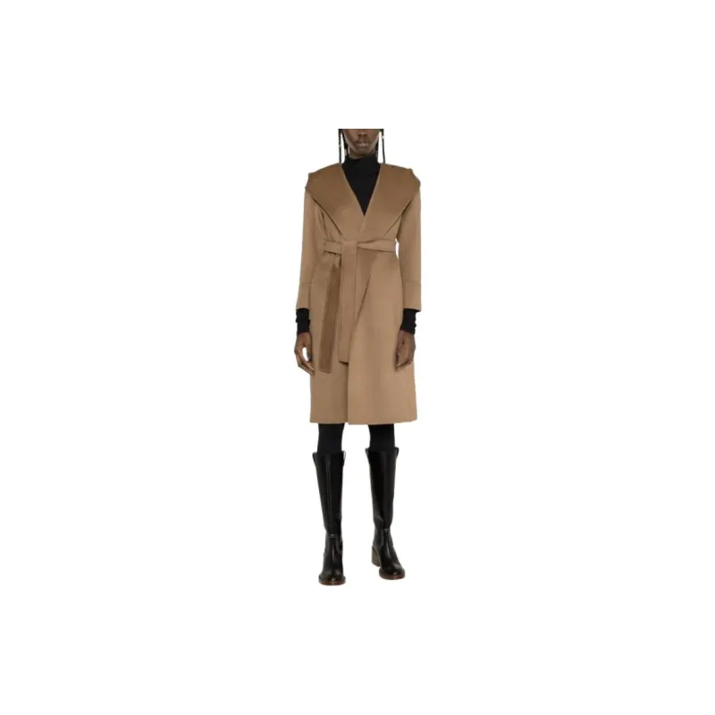 'S MAX MARA Coats Women's Brown-1