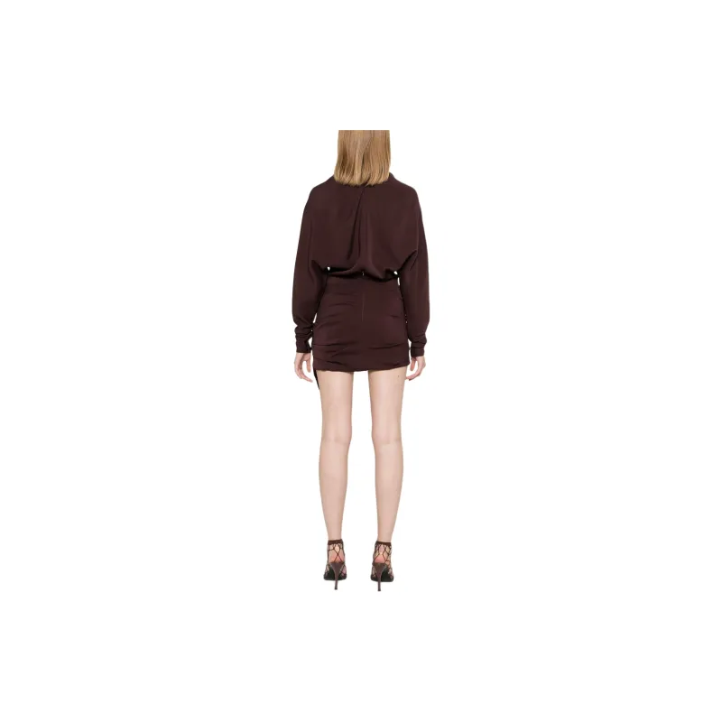 Christopher Esber Tie fastening Wrap Mini Dress-2