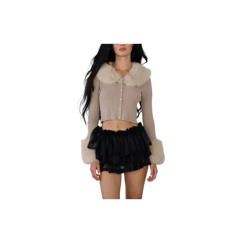 Selkie Collection FW24 Knitwear Women's Latte Brown-1