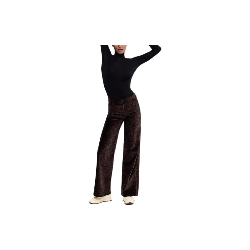 FRAME FW24 Jeans Women's Leopard Print-4