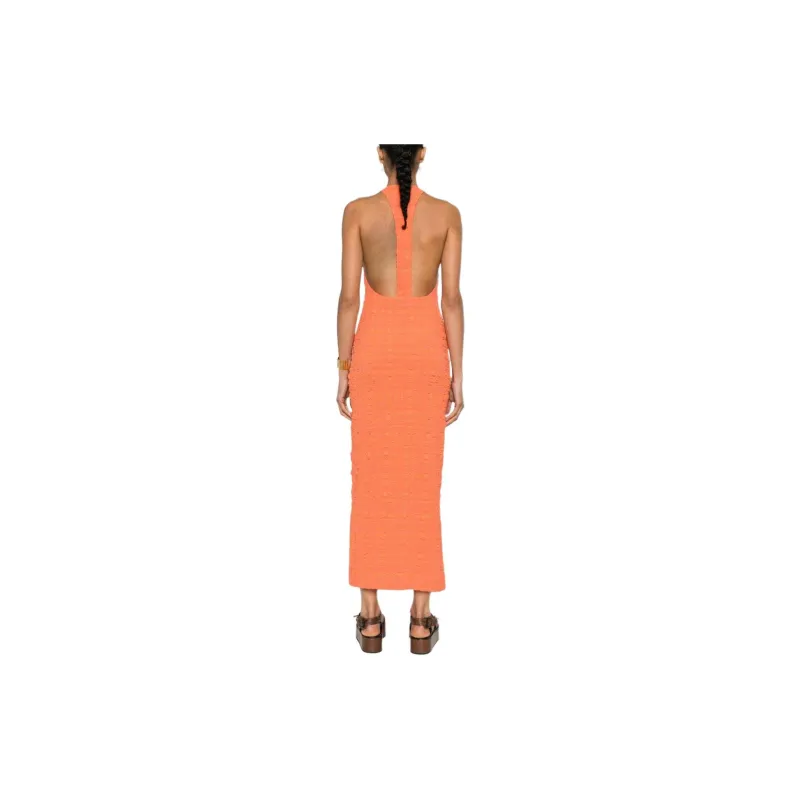 NANUSHKA SS24 Sleeveless Dress Women's Sunset Orange-2