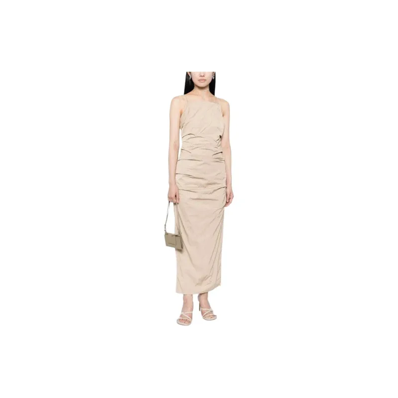 RACHEL GILBERT Prescott Gathered-detail Long Dress-1