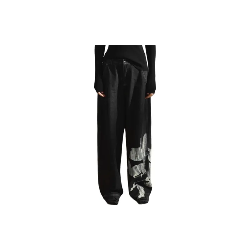 Rizhuo Jeans Women's Serene Shadow Black-1