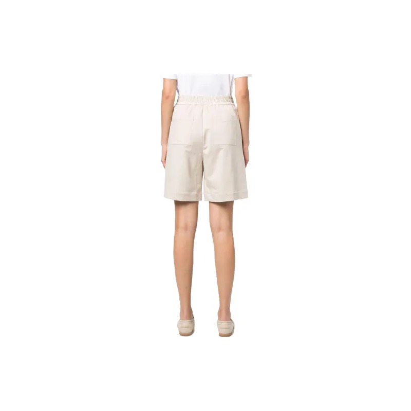 Brunello Cucinelli Casual Shorts Women's Light Beige-2