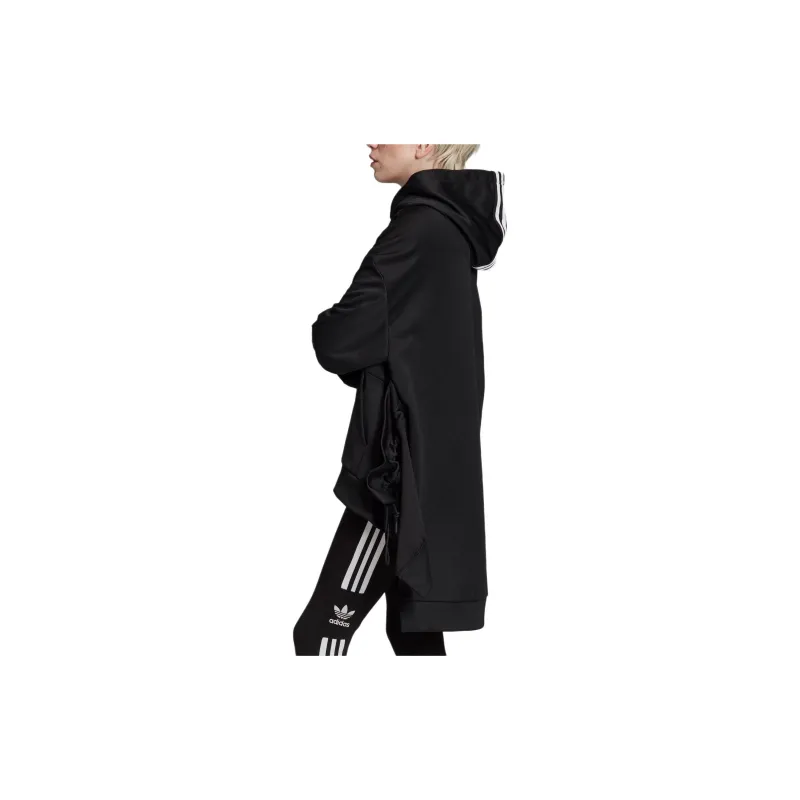 Adidas Hoodie Sweatshirt Women's Black-3
