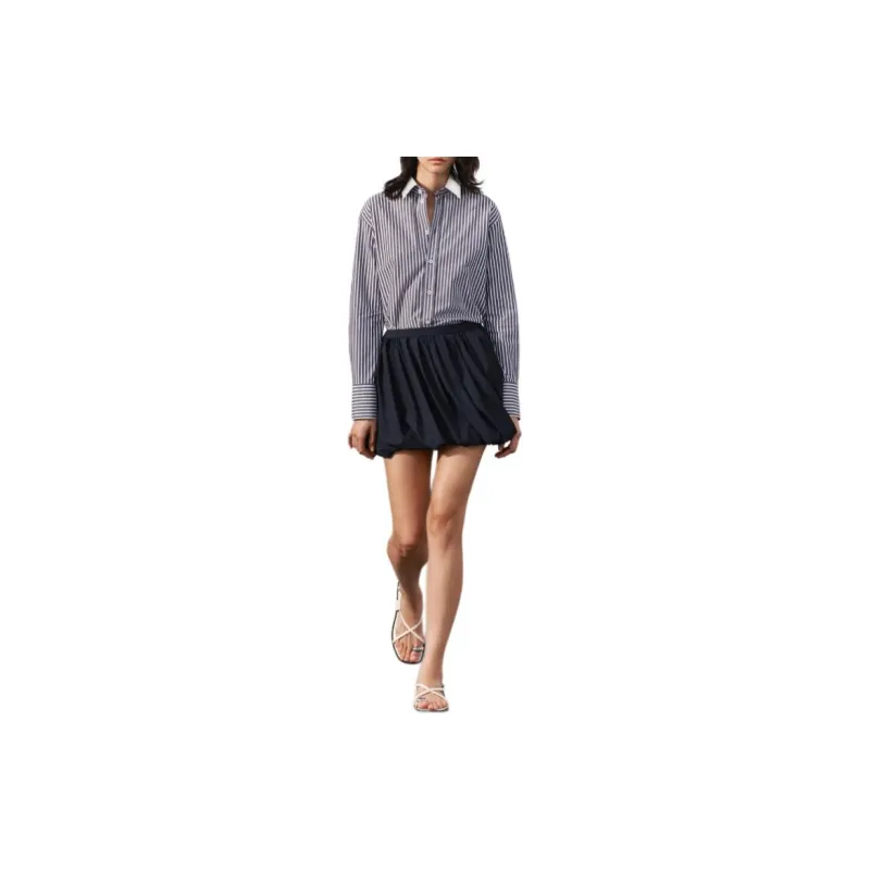 ZARA Casual Short Skirts Women's Blue-3