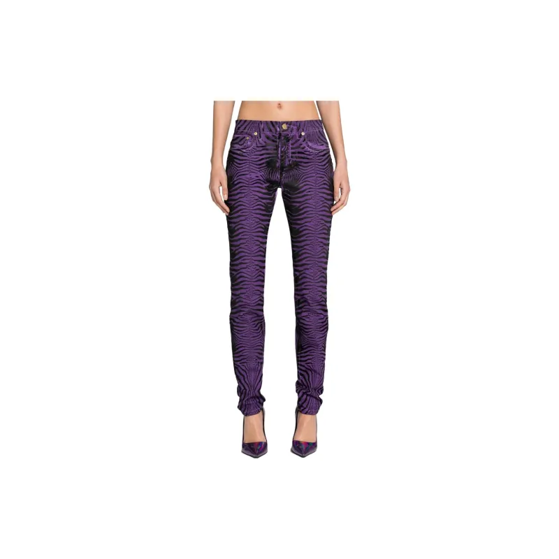 Roberto Cavalli Tiger stripes Skinny Trousers-1