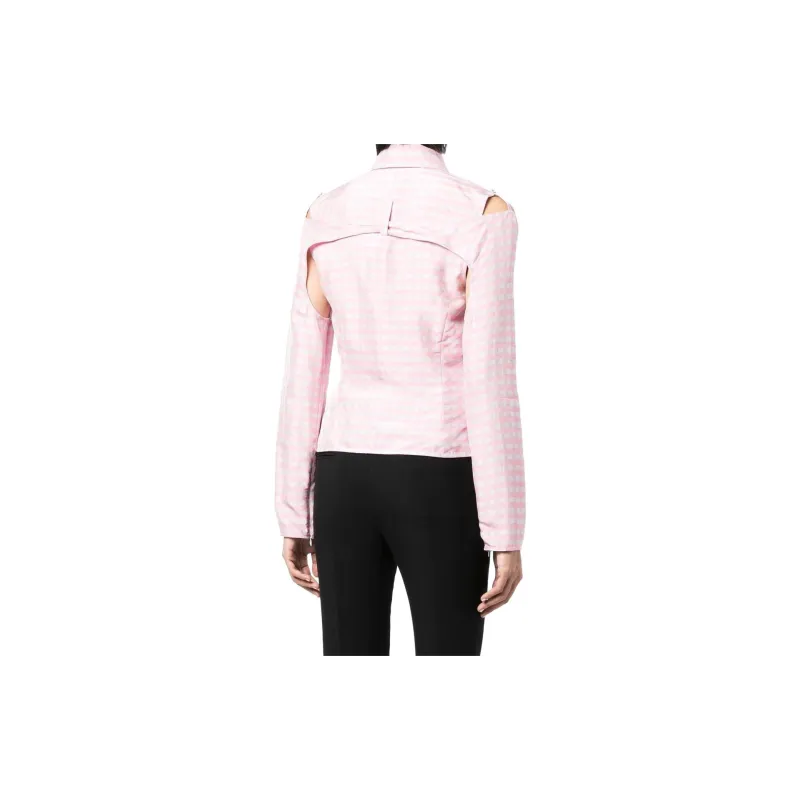 Jacquemus Check Pattern Long Sleeve Shirt-3