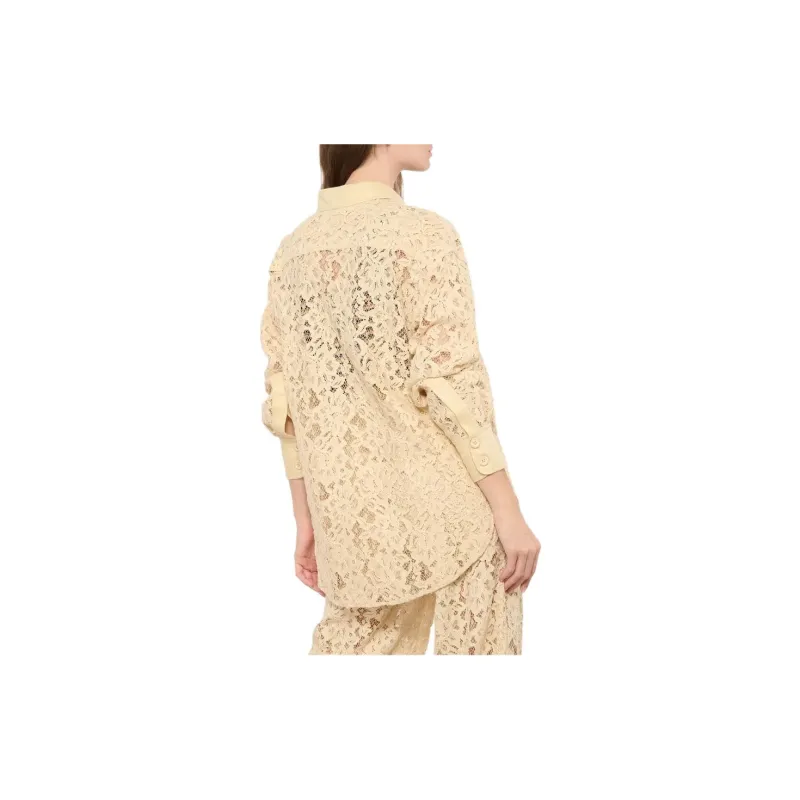 Zimmermann Long Sleeved Lace Shirt-4