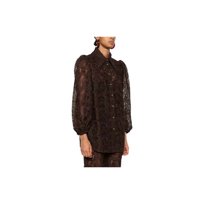 Zimmermann Illustration Lace Blouse-3