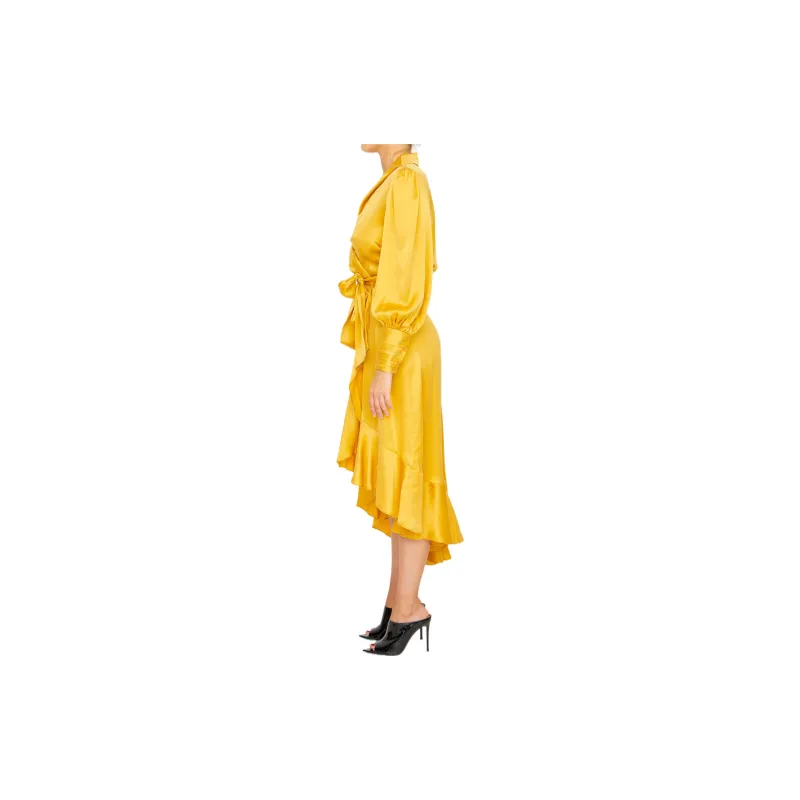 Zimmermann Long-Sleeved Dresses Women's Yellow-3