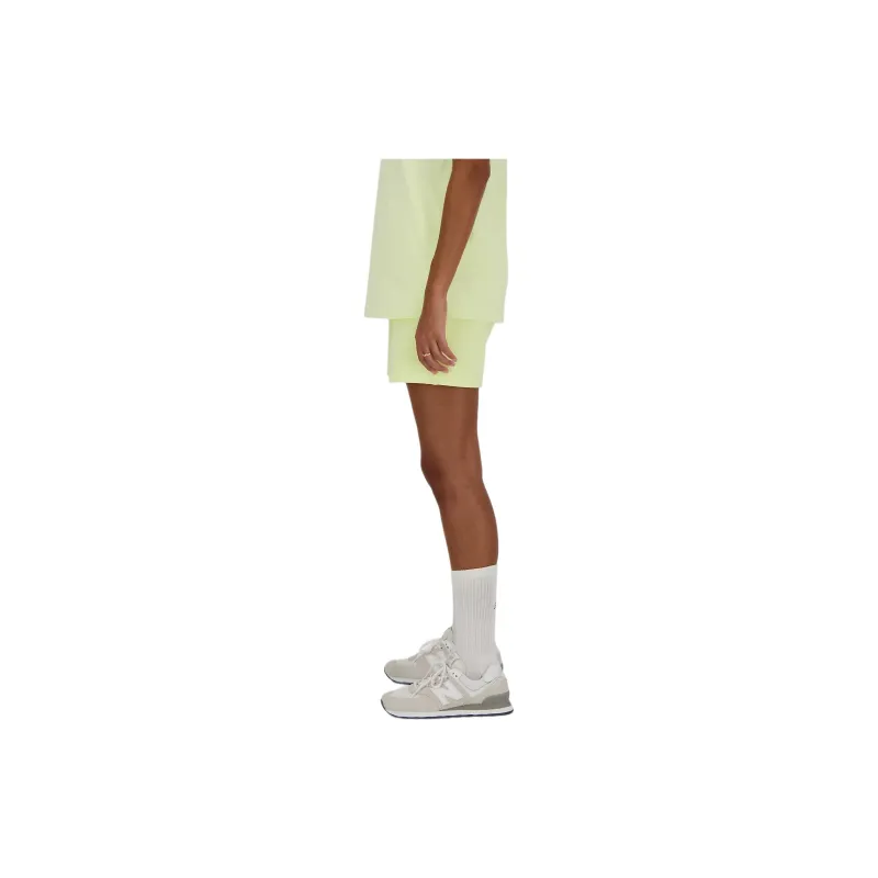 New Balance Casual Shorts Women's Neon Yellow-2
