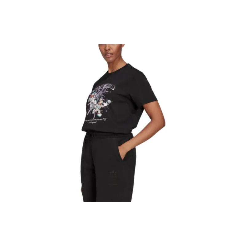 Adidas Originals T Shirt Women's Black-3