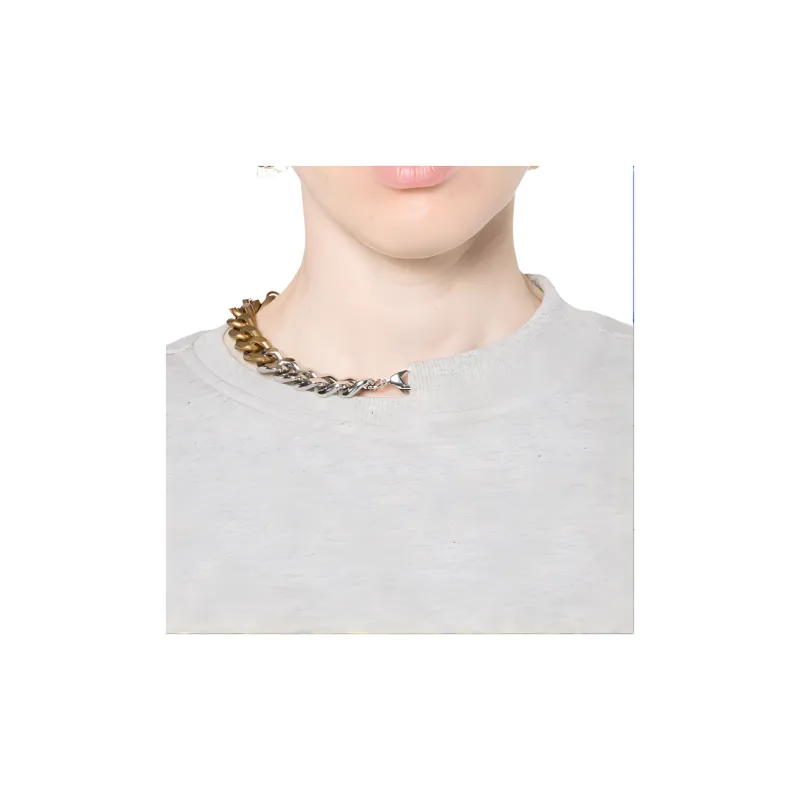 Stella McCartney Chain link detailing Mélange Sweatshirt-4