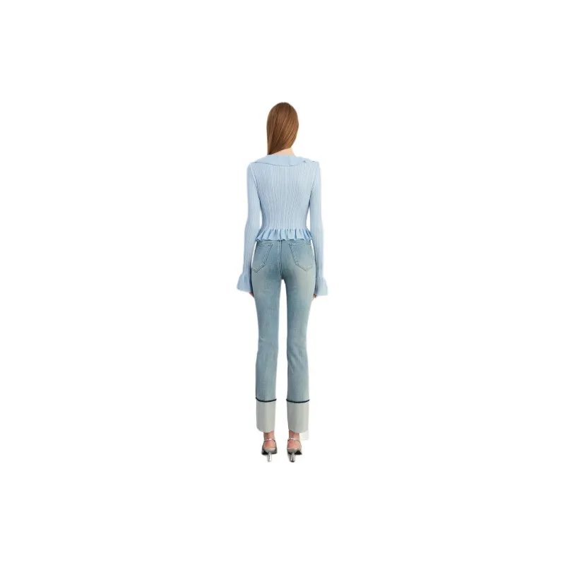 DPLAY Knitwear Women's Glacier Blue-3