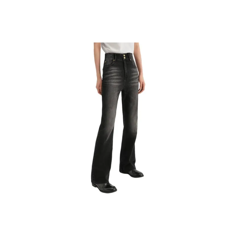 KARL LAGERFELD FW23 Jeans Women's Black-4
