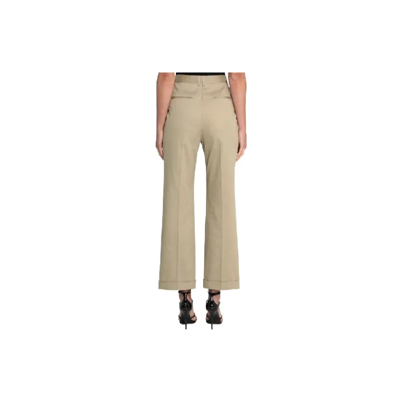SAINT LAURENT Knitted Sweatpants Women's Beige-1