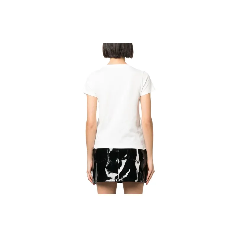 PINKO Logo print Cotton T shirt-2