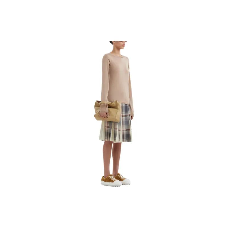 MARNI Decorative stitching Knitted Top-1