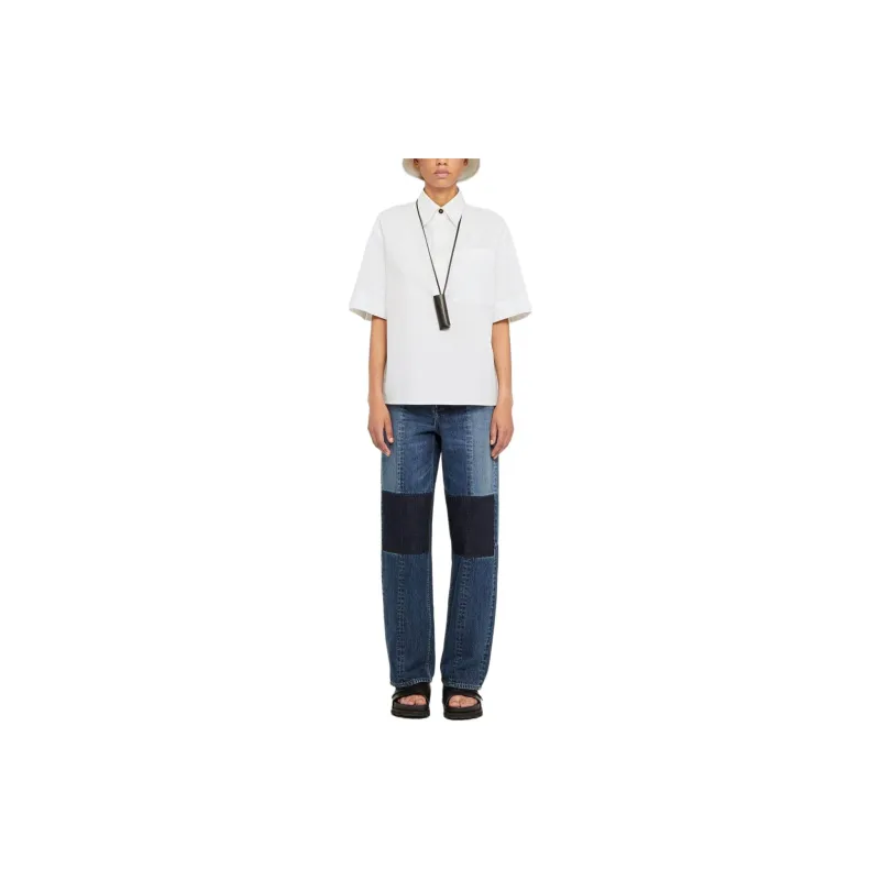 JIL SANDER SS24 Polo Shirt Women's White-1