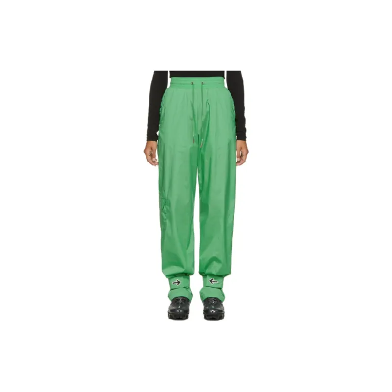 OFF WHITE FW20 Knitted Sweatpants Women's Green-3