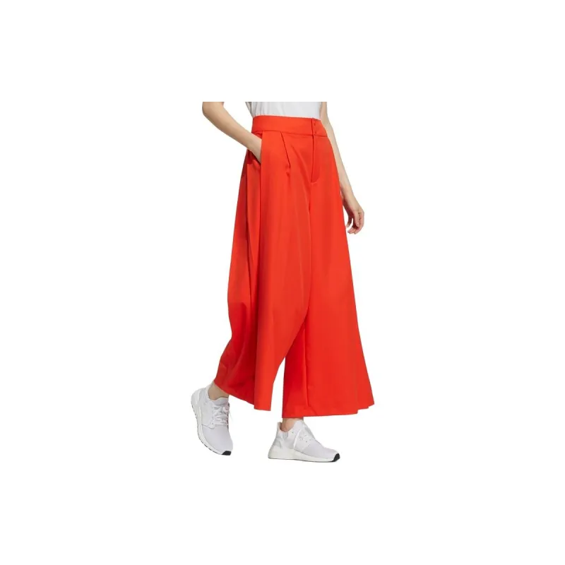 Adidas Casual Pants Women's Dark Orange Yellow-3