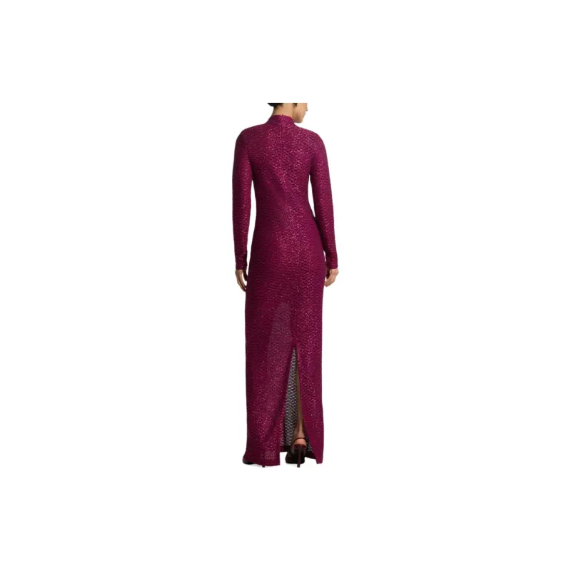 St. John Sequined Mesh Gown-2