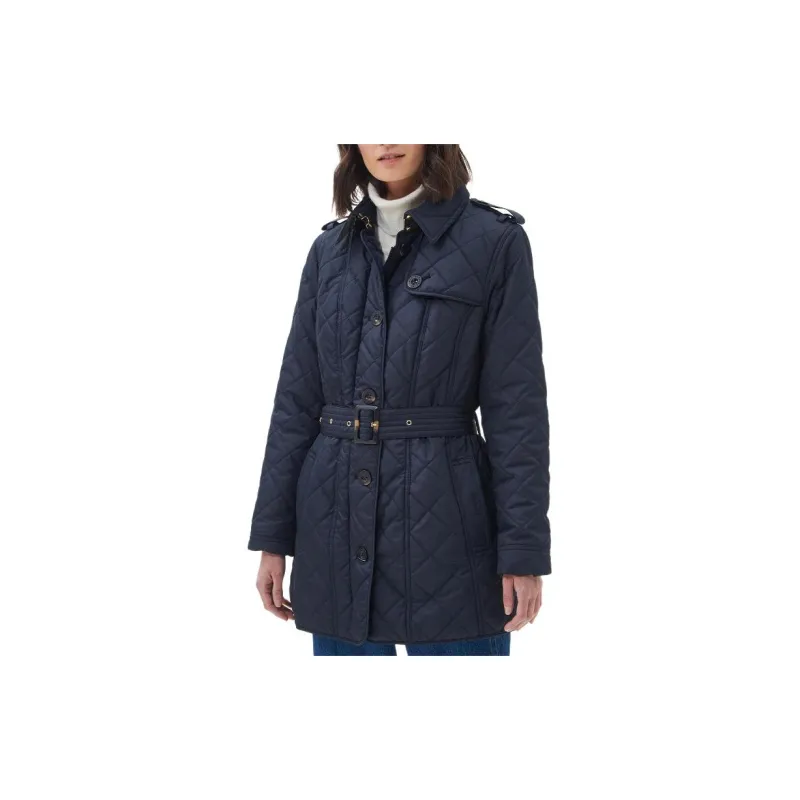 BARBOUR Tummel Quilted Jacket Jackets Coats Women's Dark Marine Blue-2