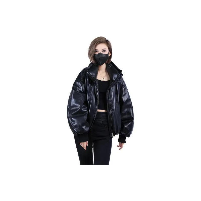 YAYA Cropped Loose Fit Down Jacket Women's-4